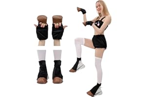 KUOIN Horse Front Back Hooves, Hoof Gloves Shoes with Elastic Straps Animal Cosplay Costume Accessorise Set