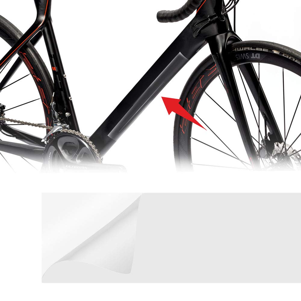 4R Quattroerre.it Adhesive Film Scudo Frame for Bike Protection Unisex Adult, Transparent, 5 x 50 cm