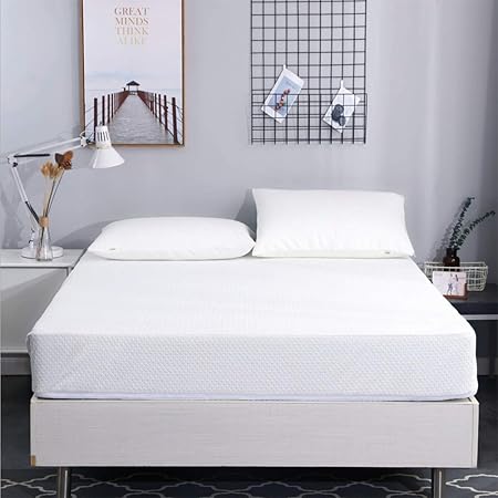 LJW Funda de Colchón Ropa de Cama Funda Protectora de Fibra ...