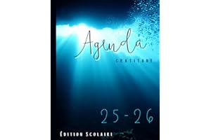 Agenda Scolaire Français 2025-2026: Pour les Enseignant.e.s et Élèves du Primaire et du Secondaire - Océan: Semainier Gratitu