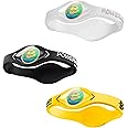 Power Balance the Original Genuine Performance Wristband, Silicone rubber Wristbands Bracelets sports bracelet wristband for men women, power 3 pack bangles, safe Waterproof Lightweight durable, size of M+M+L（M 19.0CM/L 20.5CM)
