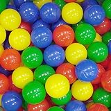 Aoleytech 100/200 Pcs Play Balls Colorful Soft Plastic Ball Pit Toy Baby Kid view 2