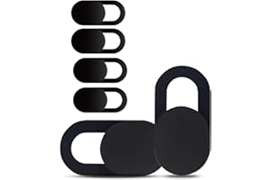 GARCAN Laptop Camera Cover Slide, [6 Pack] Webcam Cover, Ultra-Thin Camera Cover Slide for Macbook Pro, iMac, PC, iPad , iPhone 8/7/6 Plus, Cell Phone and more Accessories-Protect Your Privacy Security