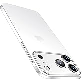 Purluct for iPhone 17 Pro Max Slim Case,Paper-Thin Transparent Finish Skin Back Case [Non Yellowing] Ultra Protective Cover with Camera Protection 6.9 Inch (Frosted White)