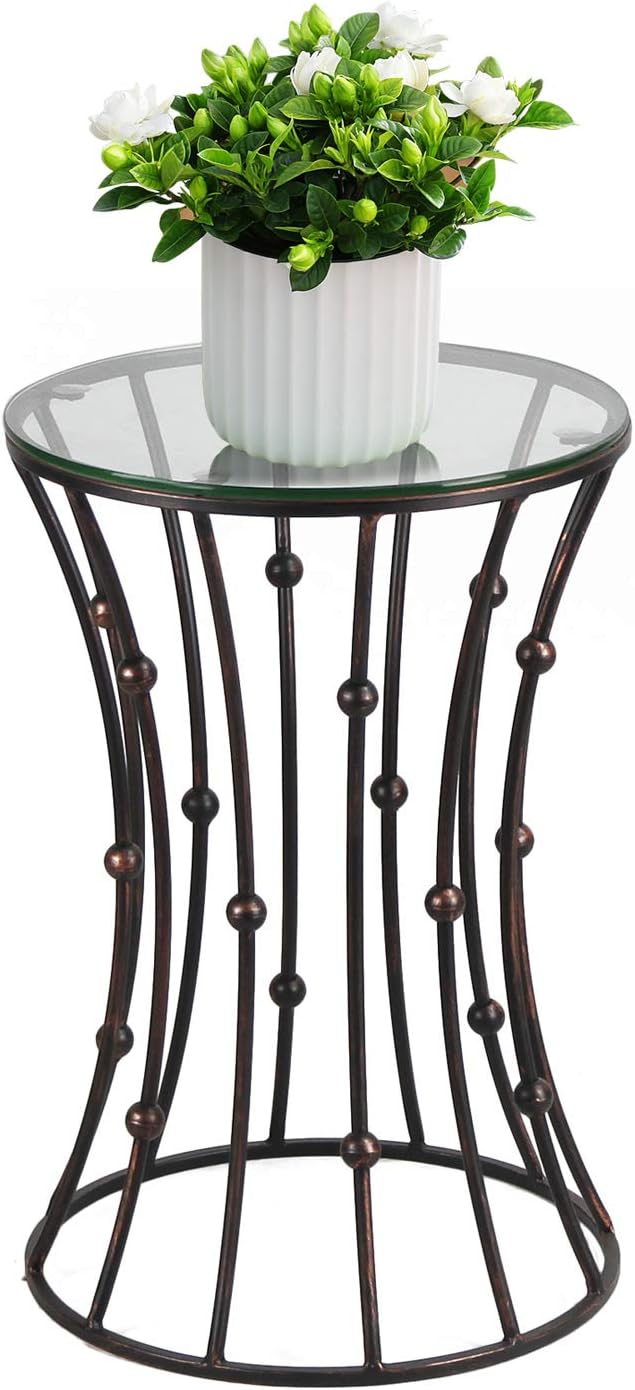 Best Glass Iron End Table