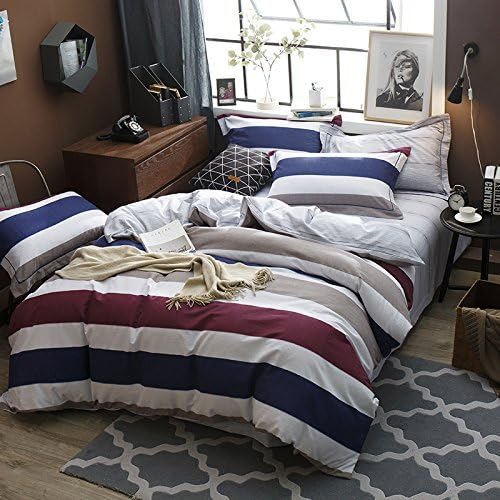 4 Piece Duvet Cover Twin Size with 2 Pillow Shams and 1 Sheet,3D Charming Galaxy Print Bedding Sets Twin/Full/Queen/King,Green/Blue,Soft Stylish Home Decor Duvet Cover Set