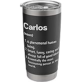 Carlos Name Definition Dictionary Stainless Steel Insulated Tumbler