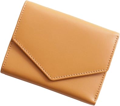 Amazon Mieno プレゼント 人気商品 牛革 三つ折り 財布 ミニ財布 メンズ 本革 レザー キャメル Mieno 財布