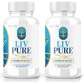 rize labs - LivPure Powered by Nature - Advanced Formula - Pure Support Dietary Supplement for Liver Support, Extra Strength, Vegan, Liver Function Pills (120 Capsules)