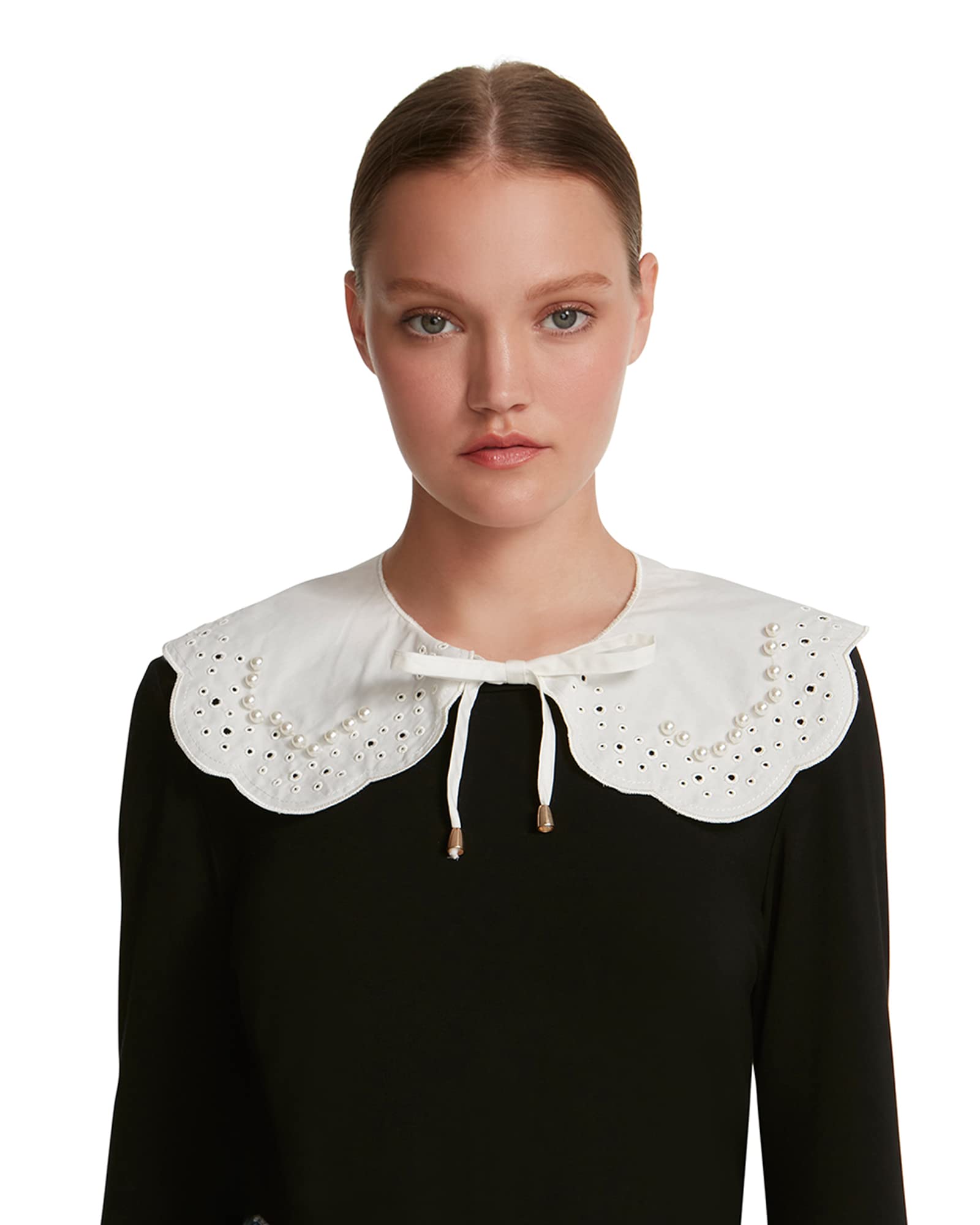 Photo 1 of Steve Madden womens Steve Madden Studded Collar, White, One Size Fits Most US