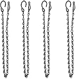 XDW-GIFTS 4-Pack Hanging Chain for Bird Feeders, Planters, Lanterns, Ornaments Fixtures, Lanterns, Suet Baskets, Wind Chimes 