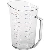 Cambro 200MCCW 2 qt Capacity, Camwear Clear Polycarbonate Liquid Measuring Cup (200MCCW135)
