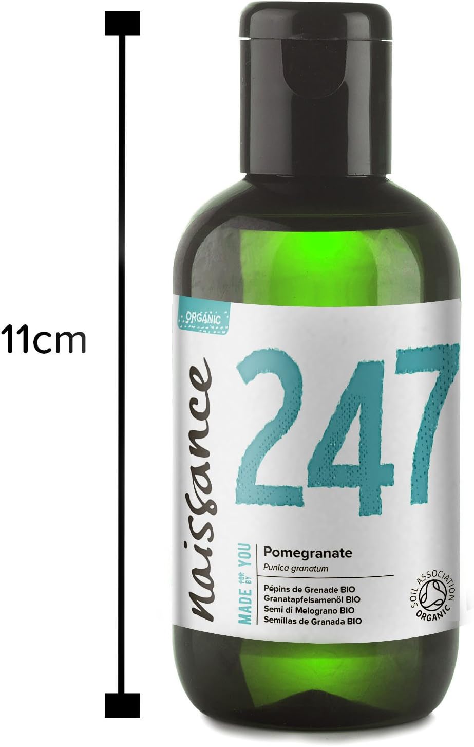 Naissance Pomegranate Seed Cold-pressed Unrefined Certified Organic Oil (no. 247) 50ml, Pure, Unrefined, Certified Organic - Image 4