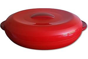 MASSA ONDA insulated casserole 3.2 L For Keeping Food Hot or Cold for 6 Hours including an Ovenproof GLASS CASSEROLE (PYREX) 