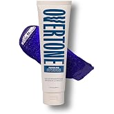 OVERTONE Color Depositing Daily Conditioner, Semi Permenant, Indigo Iris | Refresh Color &amp; Prevent Fading, Hydrating, Vegan &amp; Cruelty-Free, All Hair Types, Contains Shea Butter &amp; Coconut Oil