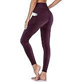 GAYHAY Leggings with Pockets for Women - High Waisted Tummy Control Workout Yoga Pants for Gym Running
