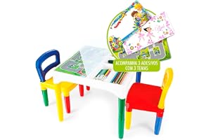 Mesinha Didática Poliplac Mini Mesa Crianças Com Cadeiras
