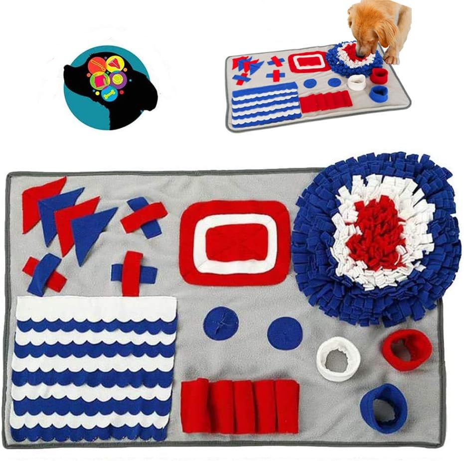 BrandName Miguo Pet Snuffle Mat for Dogs,Dog Snuffle Mat, Dog Puzzle Toys,Dog Enrichment Toys,Dog Food Puzzle,Dog Stimulation Toys,Machine Washable