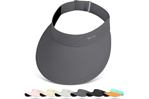 YANIKY Sun Visor for Women Wide Brim Summer UPF50+ UV Protection Seamless Sun Hats Foldable Beach Cap