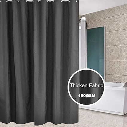 99 Solid Gray Shower Curtain Solid Gray Shower Curtain Full