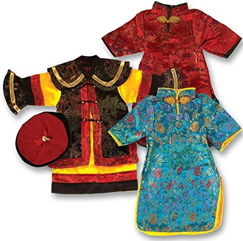 Three Chinese Outifts 18" Empress &amp; Mandarin