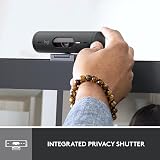 Logitech Brio 500 Full HD Webcam with Auto-Framing Privacy Shutter USB-C view 8