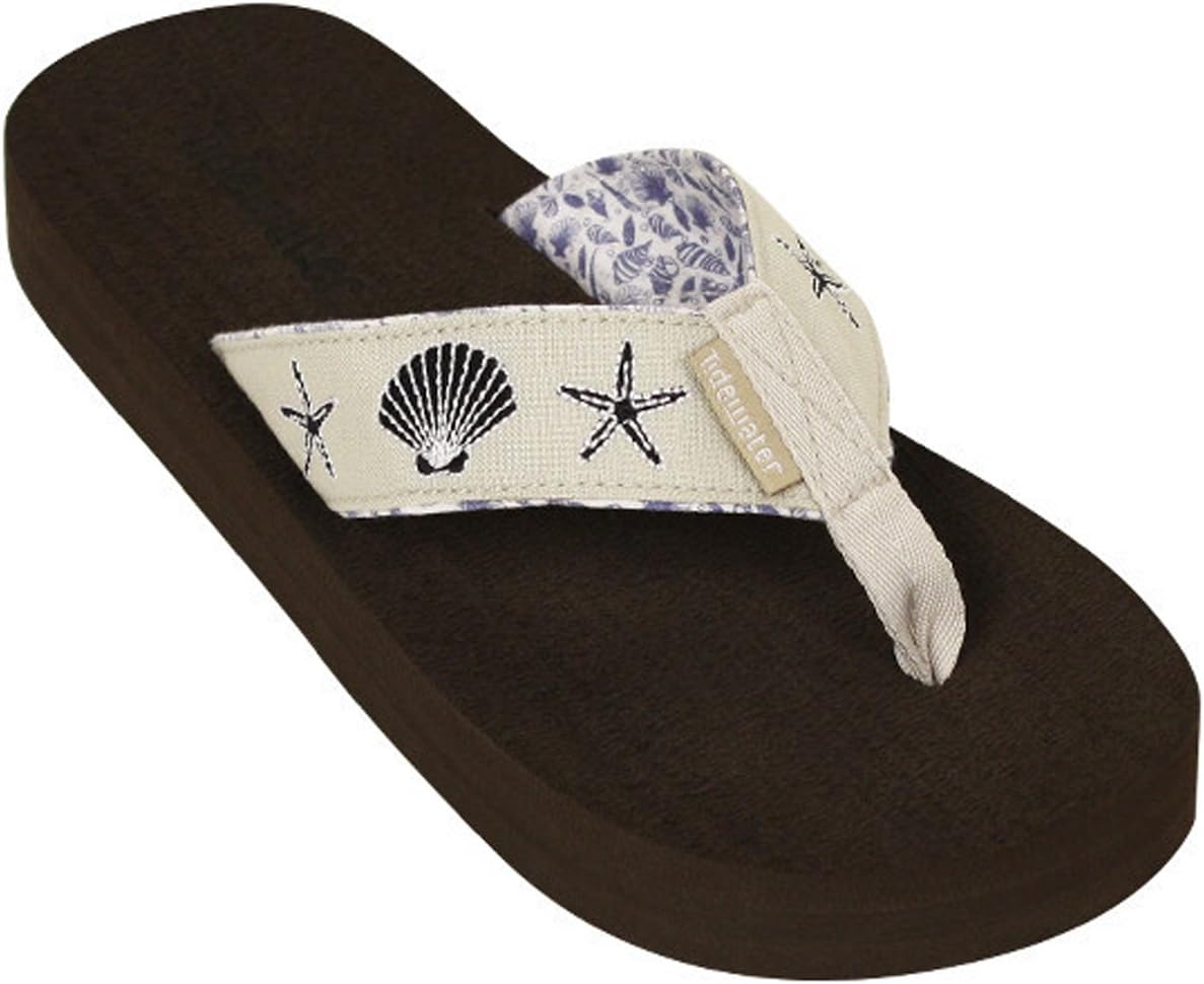 Tidewater Sandals Women's Linen Shells