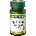 Nature's Bounty Apple Cider Vinegar Dietary Supplement, Supports Energy Levels and Metabolism, Plant Based, 480mg, 200 Tablet