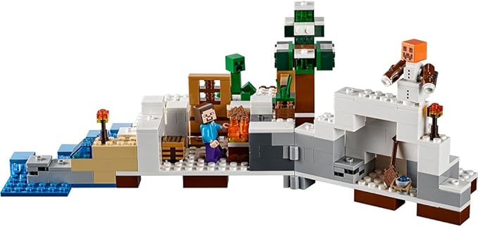 lego minecraft snow sets
