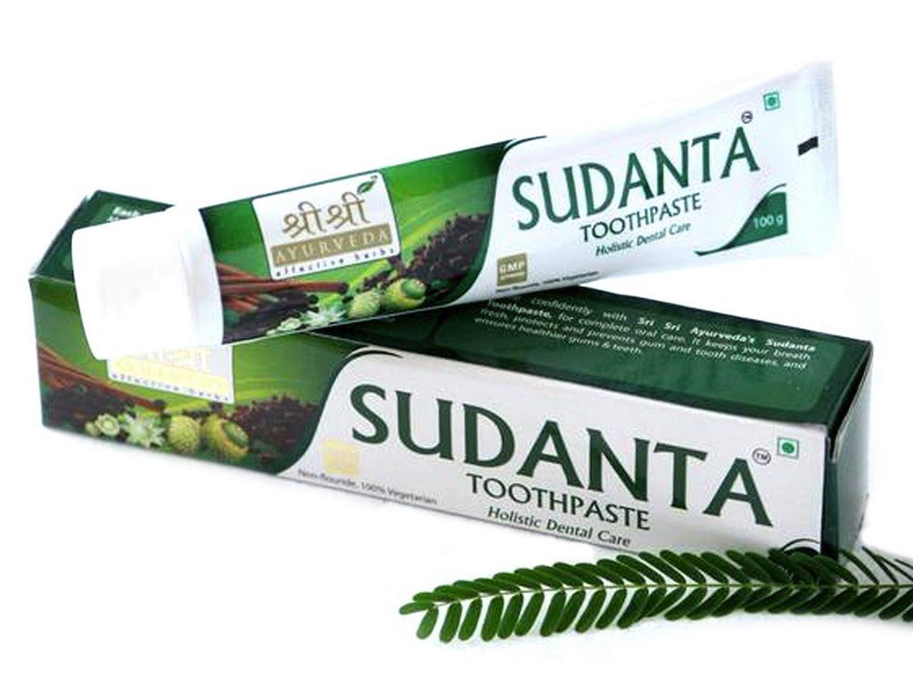 SRI SRI AYURVEDA Sudanta Toothpaste 100 Gm Healthy and Strong Your Teeth