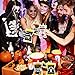 POKONBOY 30 Pack Halloween Novelty Blood Bags Drink Container with 2 Funnels for Halloween Party Decorations, Reusable Food Grade 6 Patterns 8.5OZ Bags Halloween Party Cups for Theme Parties, Zombie, Vampire Party Favors