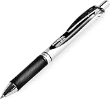 Pentel EnerGel XM BL77 Retractable Gel Pen 0.7mm 54% Recycled Pack of 3 Black view 2