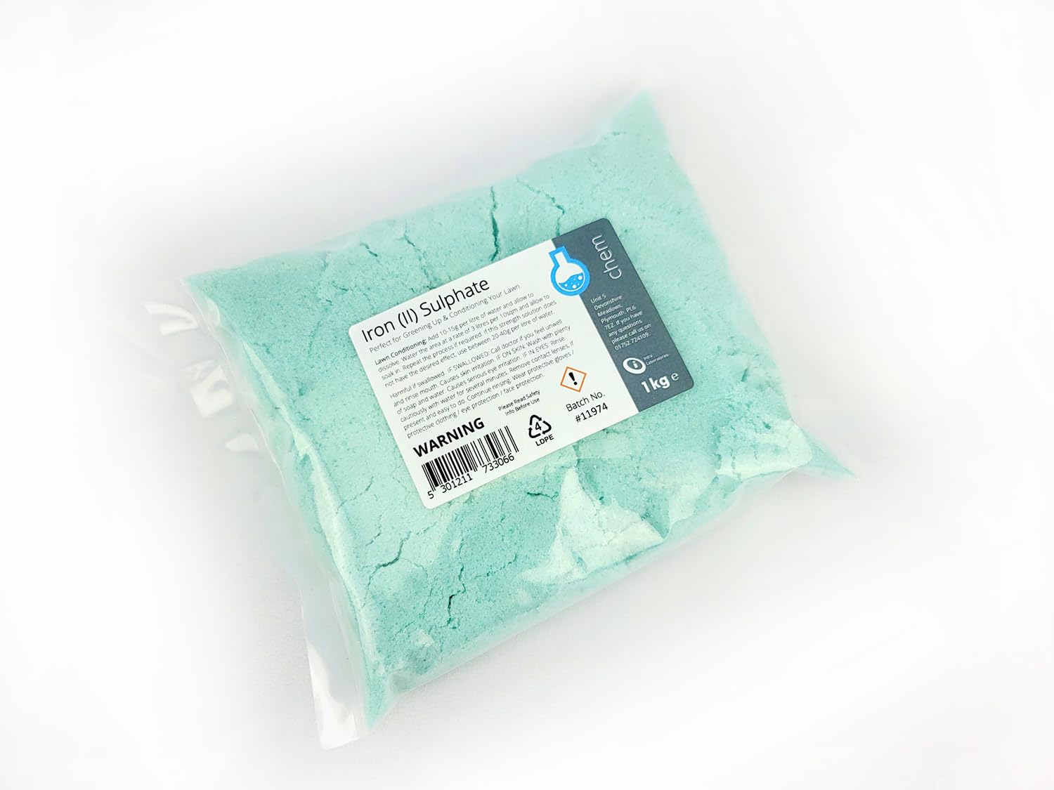 Iron (II) Sulphate Heptahydrate 1kg - Lawn Conditioner and Green Up