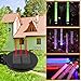 Sooreally 2pcs Solar Garden Lights Outdoor Solar Acrylic Bubble RGB Color Changing LED Solar Powered Stakes for Garden Patio Yard Pathway Decorations (Multi-Colored, Set of 2)