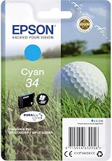 Epson 34 Cyan Golfball DURABrite Ultra Ink Cartridge 4.2 ml