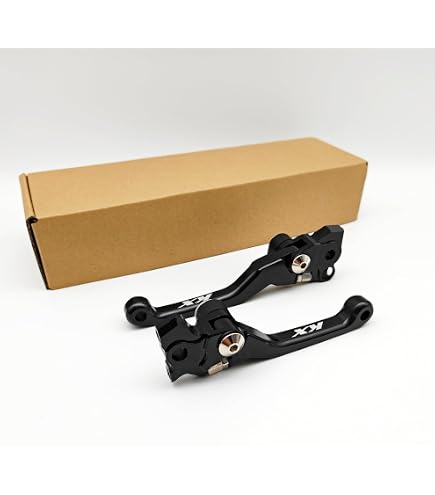 Leve Frizione E Freno Pieghevoli SAVAGE Per Kawasaki KDX 200/220/250 (1990-2006) – Nero