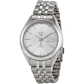 Seiko 5 SNKL15 Men's Stainless Steel Silver Dial Self Winding Automatic Watch