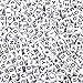 Quefe 600 Pieces Letter Beads White Acrylic Alphabet