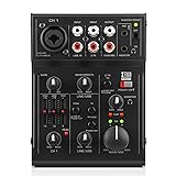 XTUGA CT80 8-Channel Professional Audio Mixer for