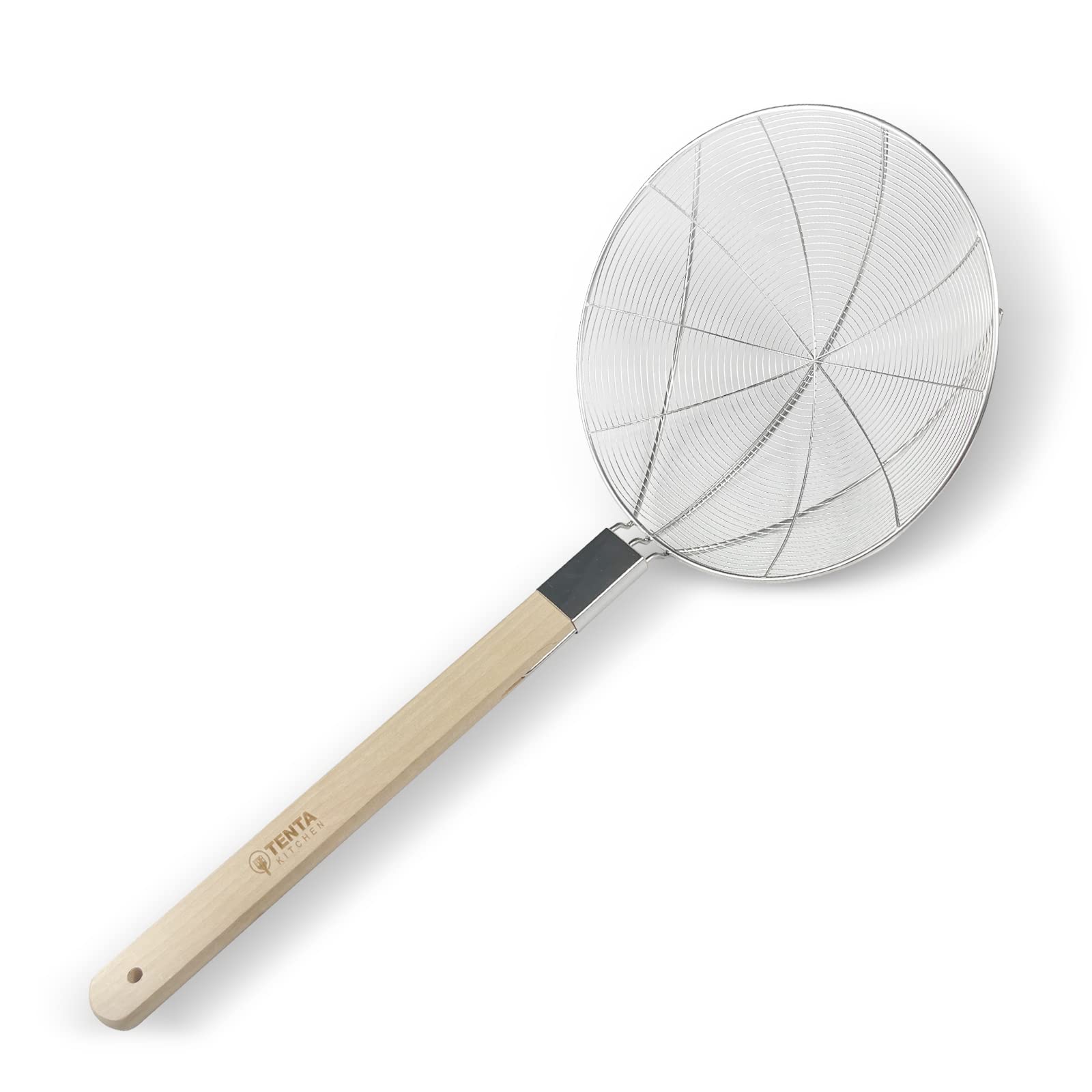 TENTA Kitchen Stainless Steel Large Huge Wire Strainer Spider Strainer