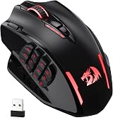 Redragon M913 Impact Elite Wireless MMO Gaming Mouse 16000 DPI 12 Side Buttons