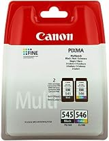Canon PG-545 Black + CL-546 Colour Genuine Ink Cartridges Multipack view 2