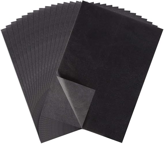 angelikashalala 100 Sheets Black Transfer Paper Carbon Paper for Paper