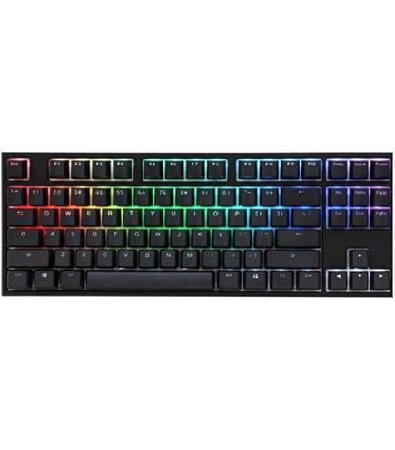 Amazon.com: Ducky One 2 RGB 80% Mechanical Keyboard: Cherry MX
