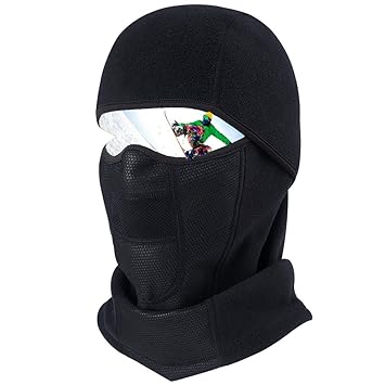 HASAGEI Balaclava Ski Maske Sturmhaube Herren Fahrrad Maske Sturmhaube Motorrad Winter Fleece Atmungsaktiv Thermal