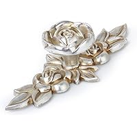 2 Pz Antique Chic Dresser Manopole Tira Anelli Per Cassetti Tira - Foto 2