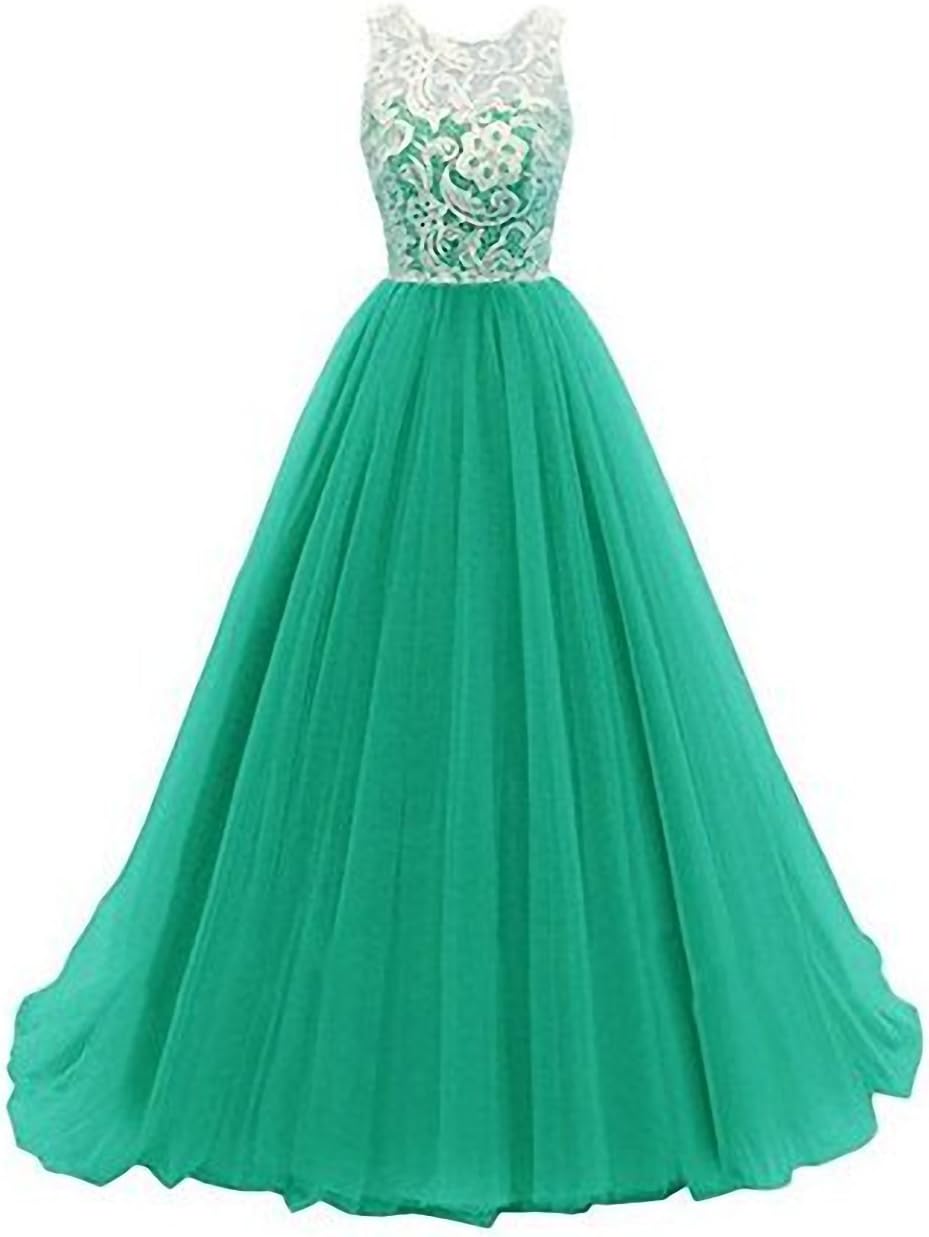 KekeHouseยฎ A-line Wedding Bridesmaid Dress Mother and Daughter Dress Sweetheart Flower Girl Long Lace Prom Dress