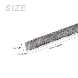 METALLIXITY Brush Seal Weather Stripping