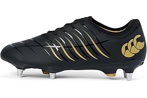 Canterbury Unisex's CCC Phoenix 2.0 Team Soft Ground Rugby Boots, Black, 13 US