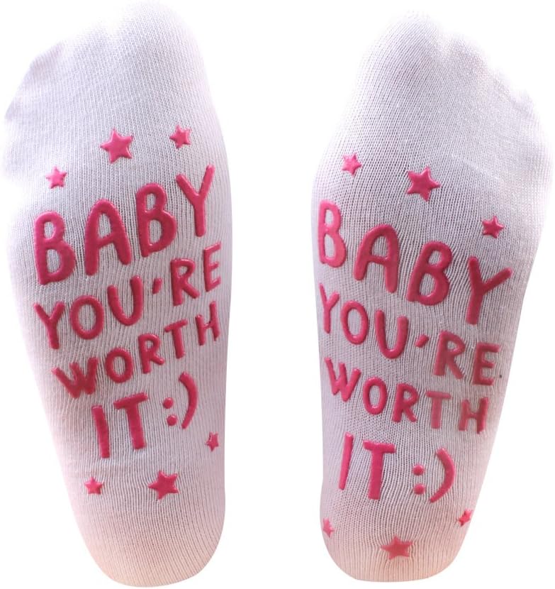 Non-Skid Push Socks Labor Delivery Hospital Bag Maternity Pregnant Push Socks